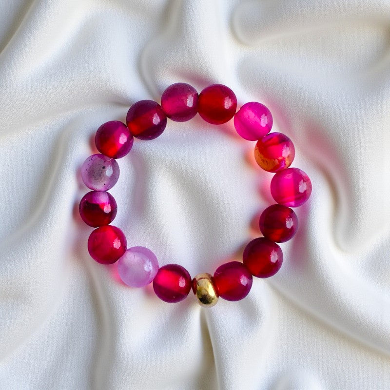 Flexi Modern Rings | Pink Rani Gemstones - For Women | Includes: Rings (Set of 3)