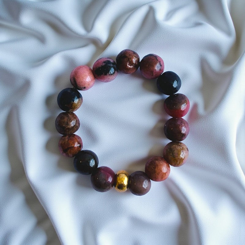 Flexi Modern Rings | Jade & Obsidian Gemstones - For Women | Includes: Rings (Set of 3)
