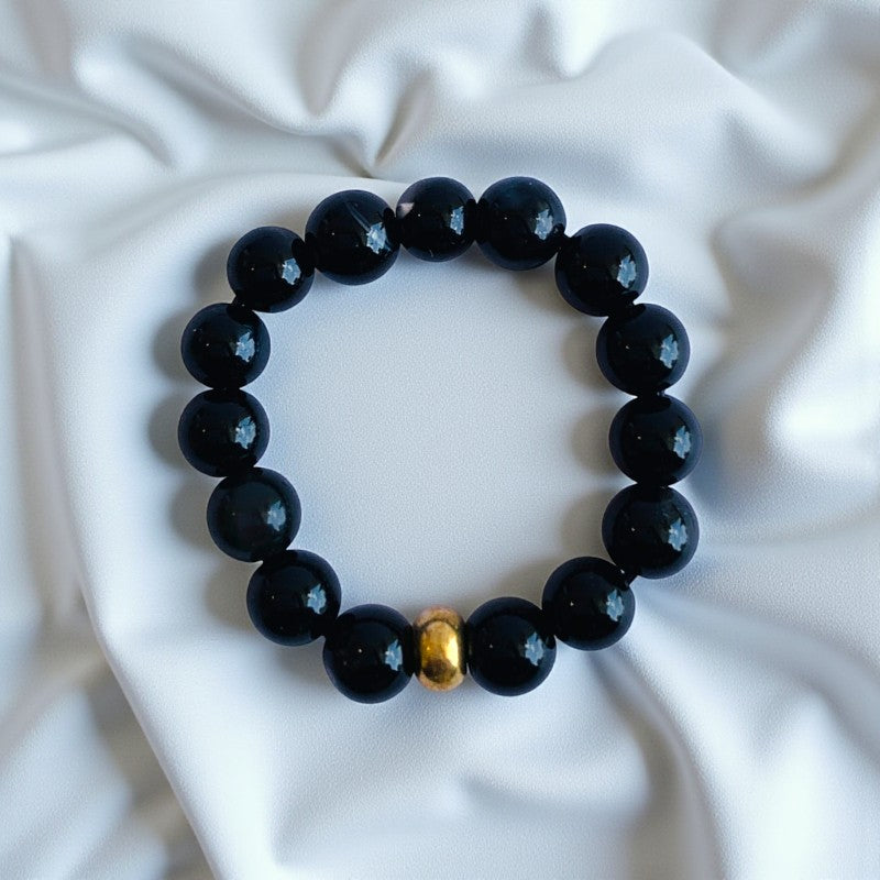 Flexi Modern Rings | Jade & Obsidian Gemstones - For Women | Includes: Rings (Set of 3)