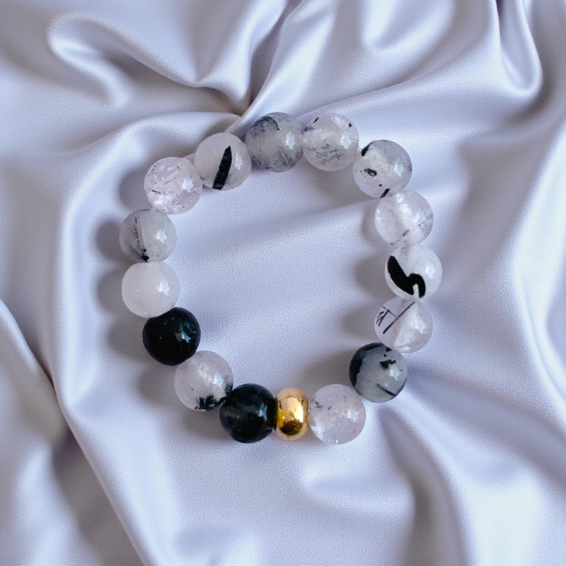 Flexi Modern Rings | Tiger & Obsidian Gemstones - For Women | Includes: Rings (Set of 3)