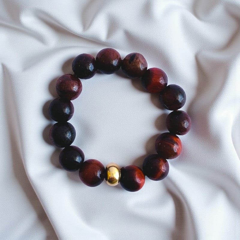 Flexi Modern Rings | Tiger & Obsidian Gemstones - For Women | Includes: Rings (Set of 3)