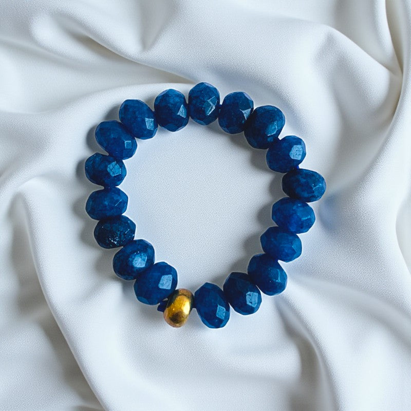 Flexi Modern Rings | Blue & Pink Quartz - For Women | Includes: Rings (Set of 3)