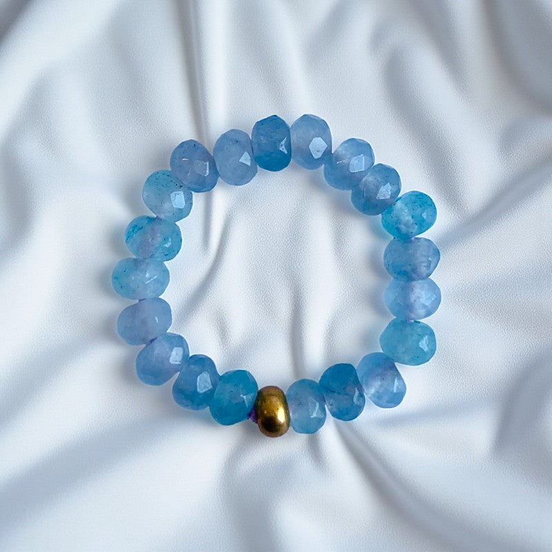 Flexi Modern Rings | Blue & Pink Quartz - For Women | Includes: Rings (Set of 3)