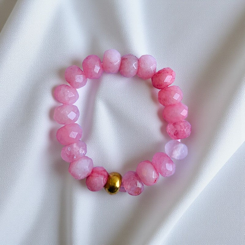 Flexi Modern Rings | Blue & Pink Quartz - For Women | Includes: Rings (Set of 3)