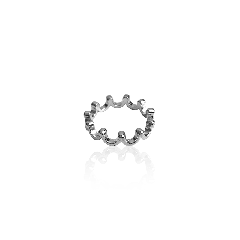 Regal Crown Ring | 925 Silver - For Women | Includes: Ring