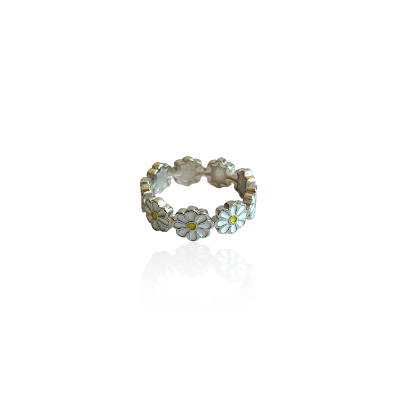 Floral Charm Ring | 925 Silver - For Women | Includes: Ring