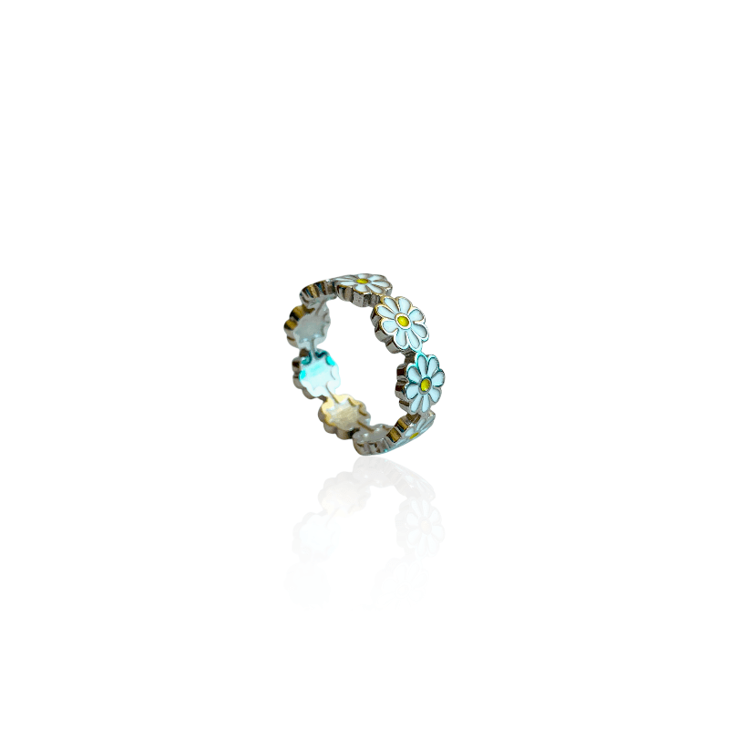 Floral Charm Ring | 925 Silver - For Women | Includes: Ring