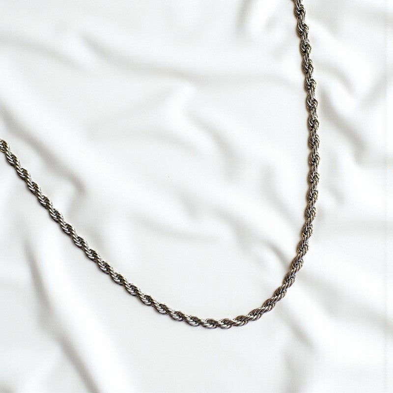 Titanium Steel Rope Necklace | Stainless Steel- For Men| Includes: Necklace