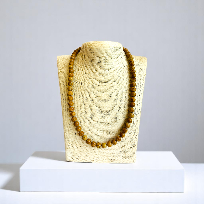 Desert Calm Necklace | Camel Jasper Stone | Unisex