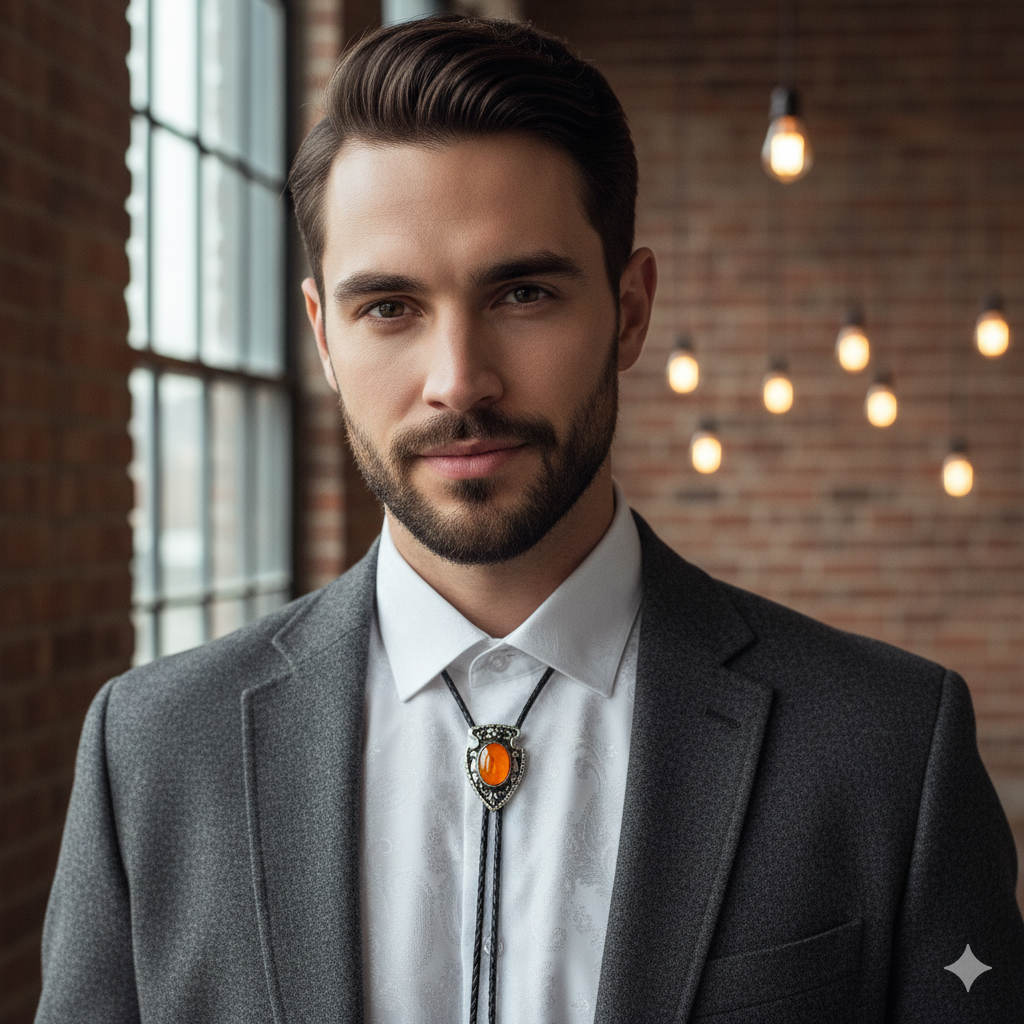Sunny Bolo Tie | Yellow Aventurine - For Unisex | Includes: Bolo Tie
