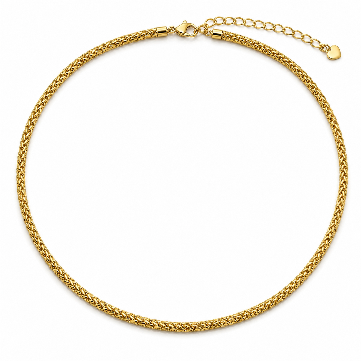 Weave BRAIDED CHAIN Necklace | Gold-Tone - For Women | Includes: Necklace