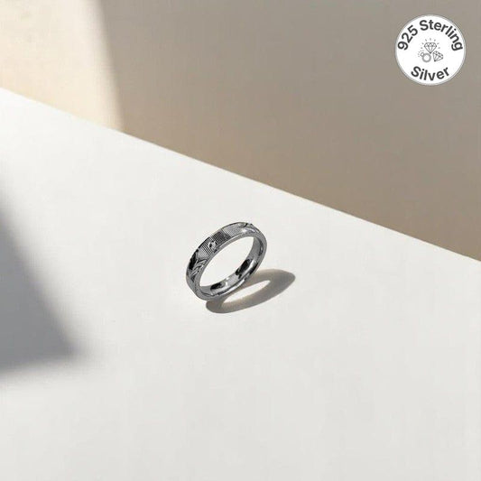 Modern Dot Arrow Ring | 925 Silver - For Men | Includes: Ring