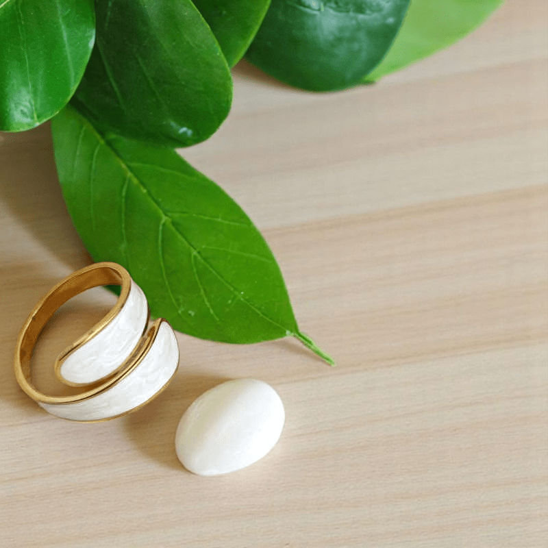 White Claw Ring | PVD 18k Gold Plated,Stainless Steel, Water Proof - For Women | Includes: Ring