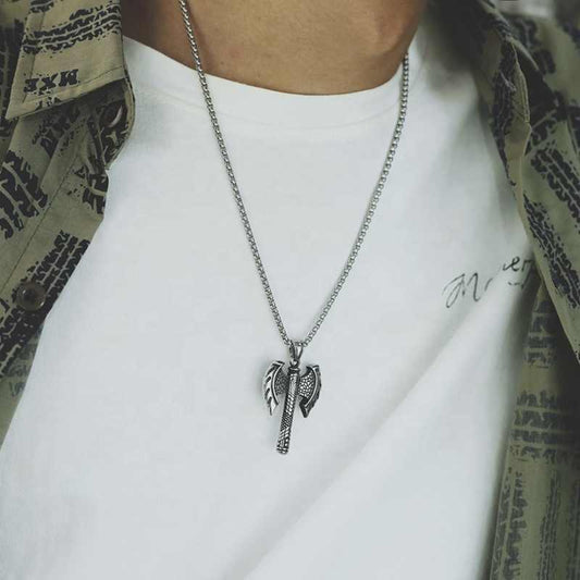 Nordic Design Viking Necklace | Premium Alloy - For Men | Includes: Necklace