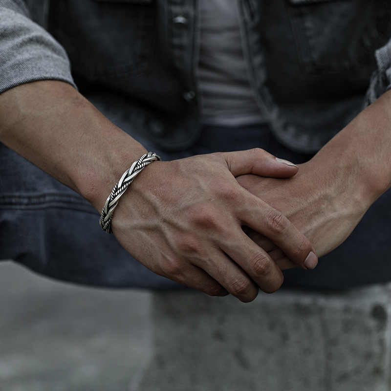 Classic Design Adjustable Kada Bracelet | Premium Alloy - For Men | Includes: Bracelet