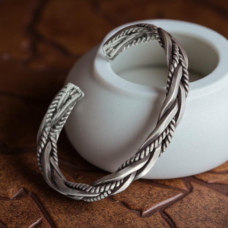Classic Design Adjustable Kada Bracelet | Premium Alloy - For Men | Includes: Bracelet