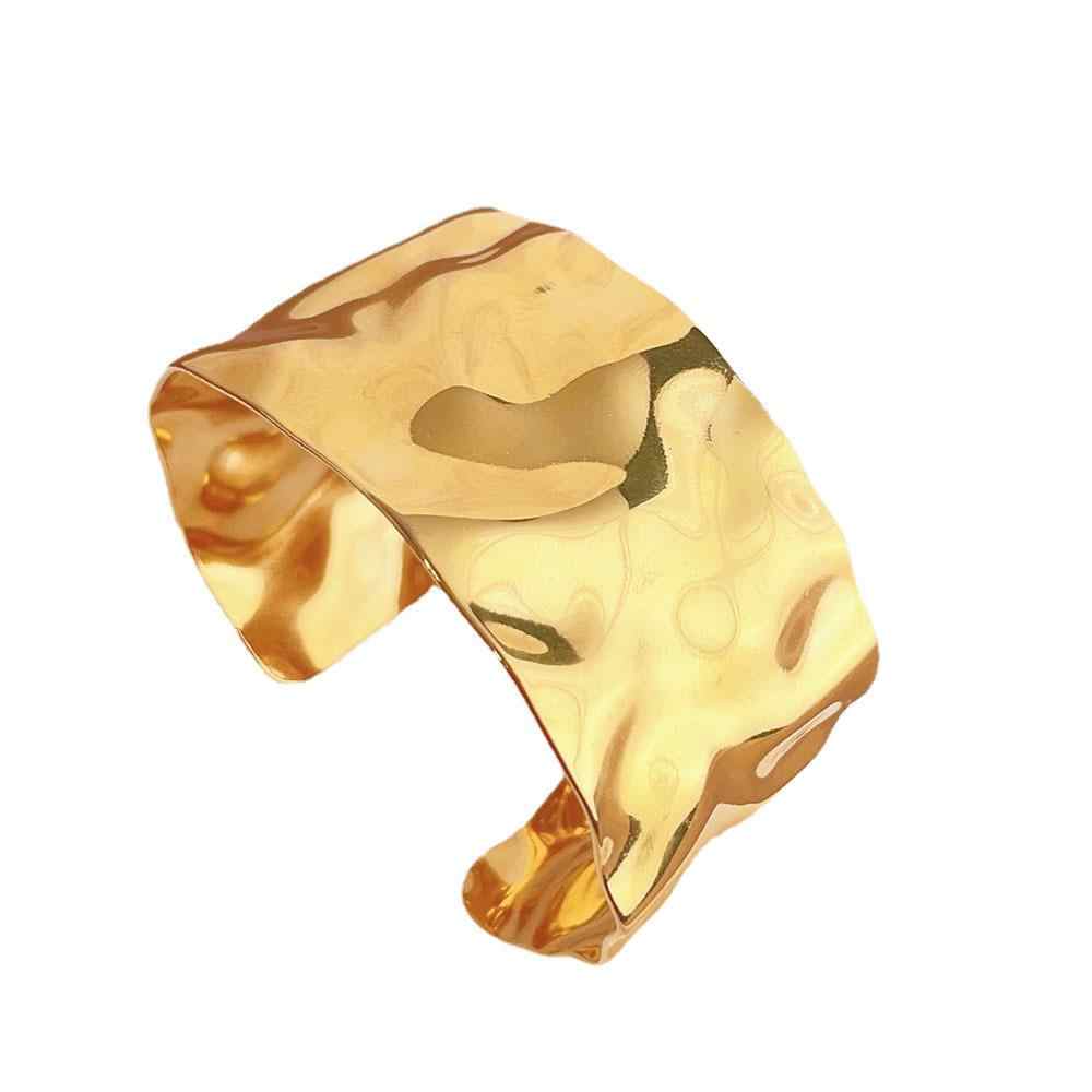 Cuff of Power Bracelet | PVD 18K Gold Plated, Stainless Steel, Water Proof - For Women | Includes: Bracelet