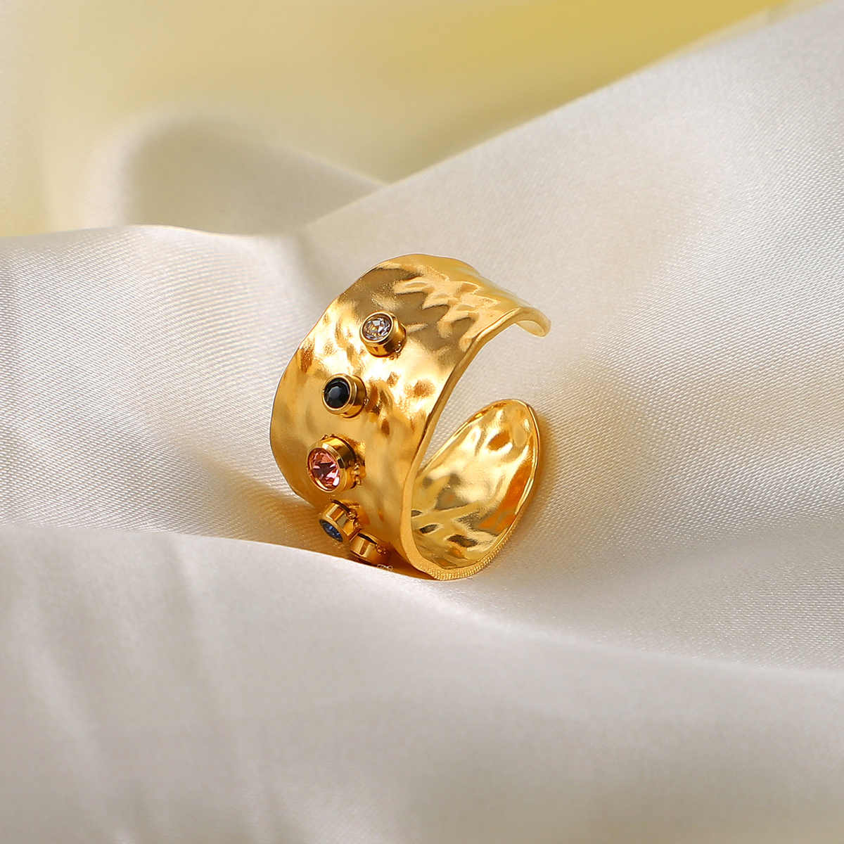 Chunky Celestial Ring | 18K PVD Gold Plated - For Women | Includes: Ring