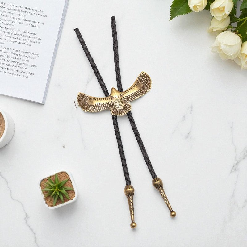 Bold Eagle Bolo Tie | Premium Alloy - For Unisex | Includes: Bolo Tie