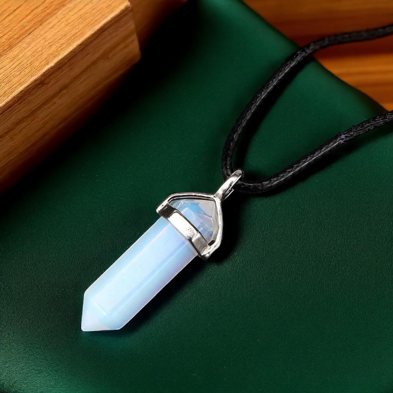 Dreamy Pencil Necklace | Synthetic Opalite - For Kids | Includes: Necklace