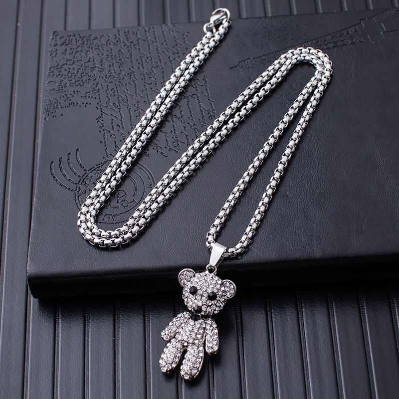 Cute Teddy Necklace | Premium Alloy - For Women | Includes: Necklace