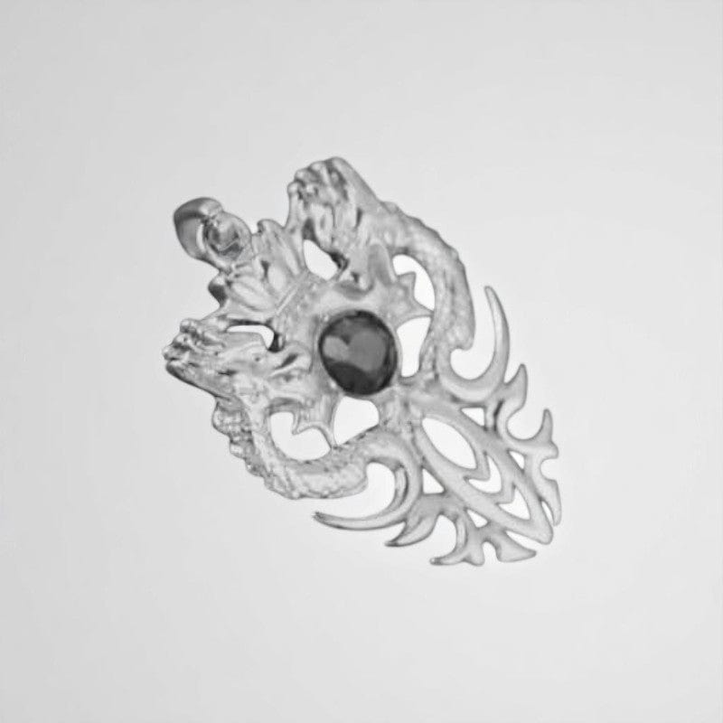 Mythic Double Dragon Necklace | Premium Alloy - For Men | Includes: Necklace