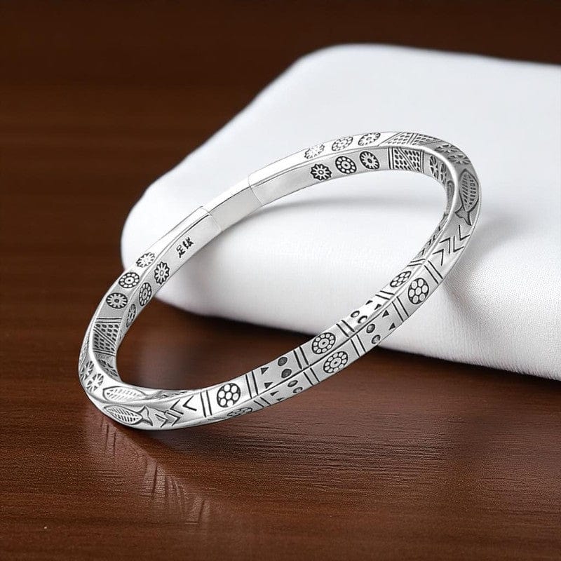 Tribal Design Kada Bracelet | Premium Alloy - For Men | Includes: Bracelet