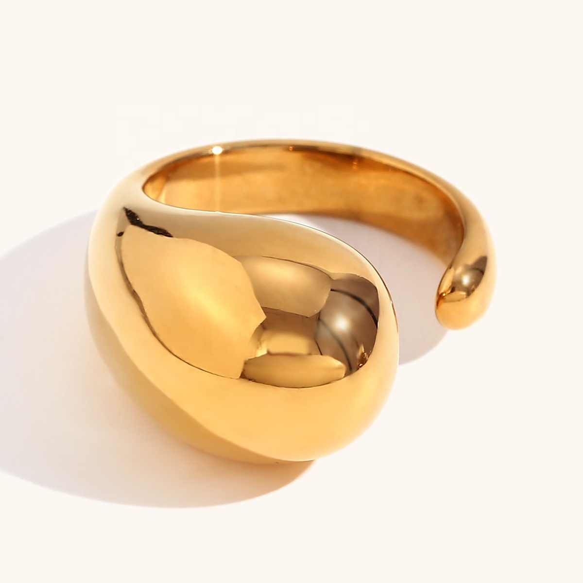 Chunky Centennial Ring | 18K PVD Gold Plated - For Women | Includes: Ring