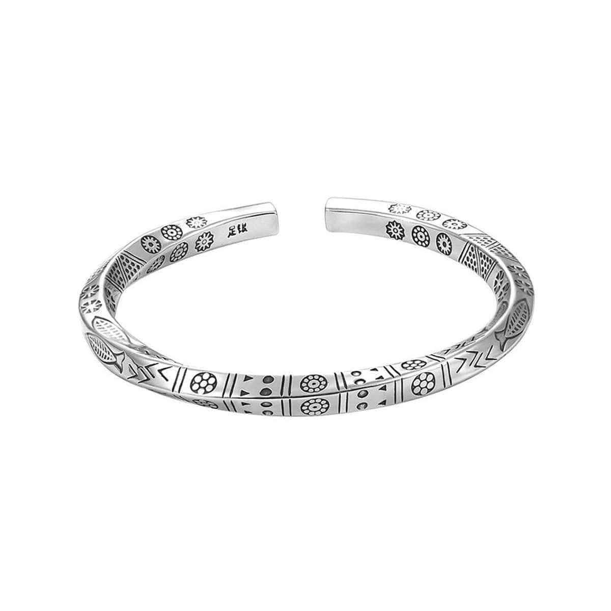 Tribal Design Kada Bracelet | Premium Alloy - For Men | Includes: Bracelet