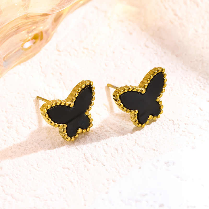 Midnight Butterfly Set | PVD 18K Gold Plated, Waterproof & Anti-tarnish - For Women | Includes: Necklace, Bracelet, Earrings