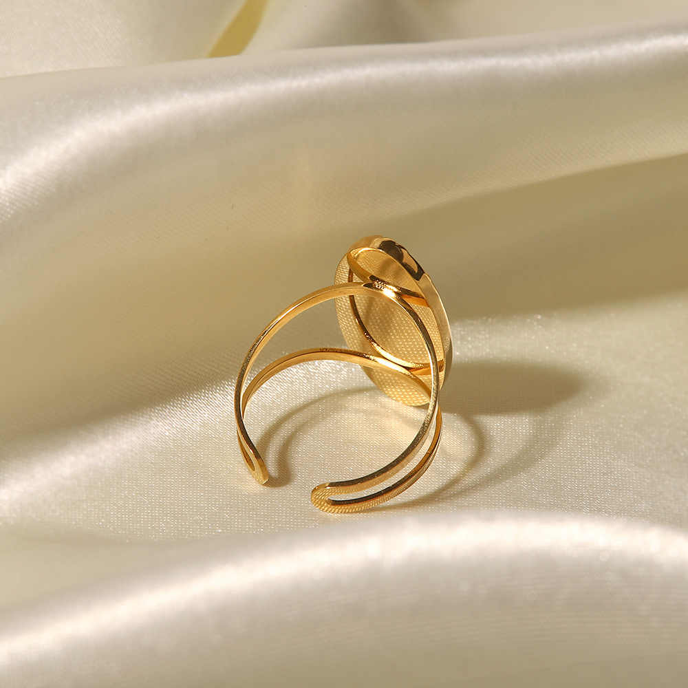 Sun Pearl Ring | 18K PVD Gold Plated - For Women | Includes: Ring