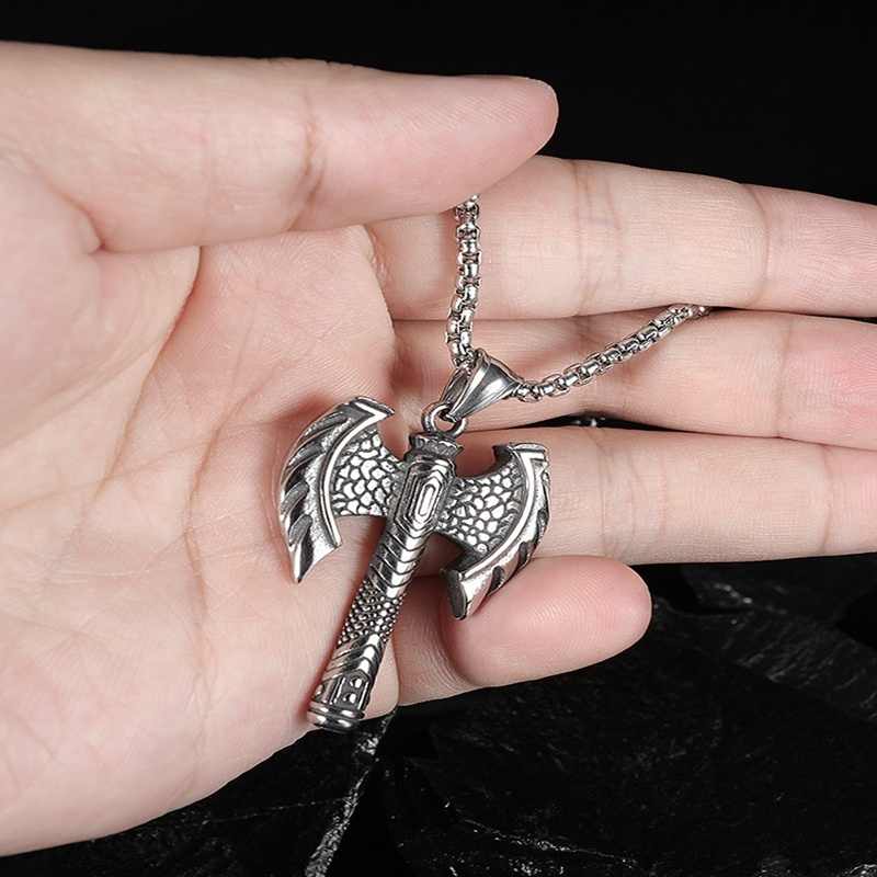 Nordic Design Viking Necklace | Premium Alloy - For Men | Includes: Necklace