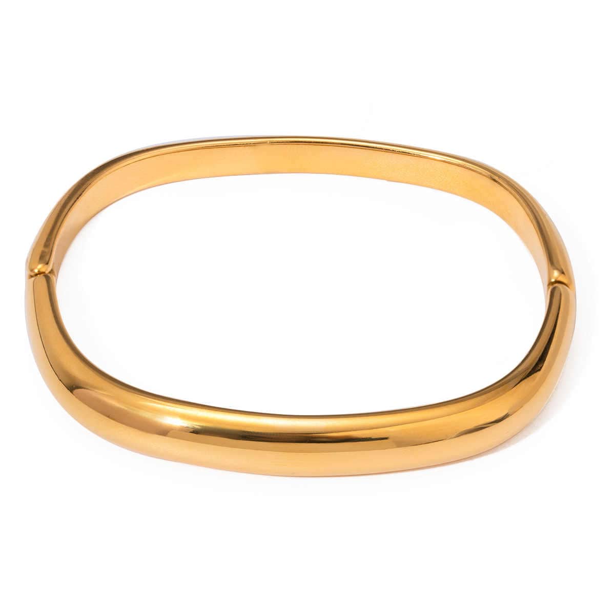 Inferno Edge Bracelet | PVD 18K Gold Plated, Stainless Steel, Water Proof - For Women | Includes: Bracelet
