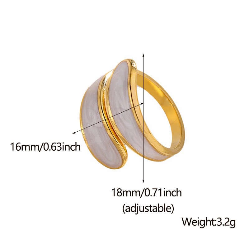 White Claw Ring | PVD 18k Gold Plated,Stainless Steel, Water Proof - For Women | Includes: Ring