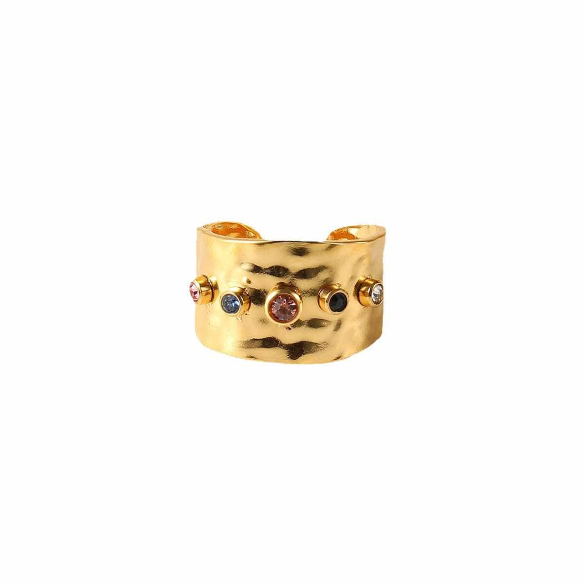 Chunky Celestial Ring | 18K PVD Gold Plated - For Women | Includes: Ring