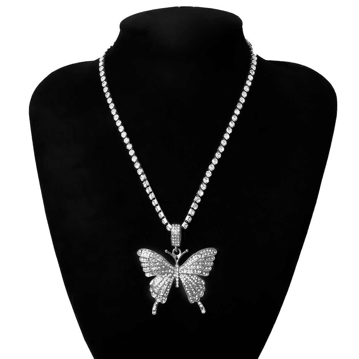 Elegance Butterfly Necklace | Zircon - For Women | Includes: Necklace