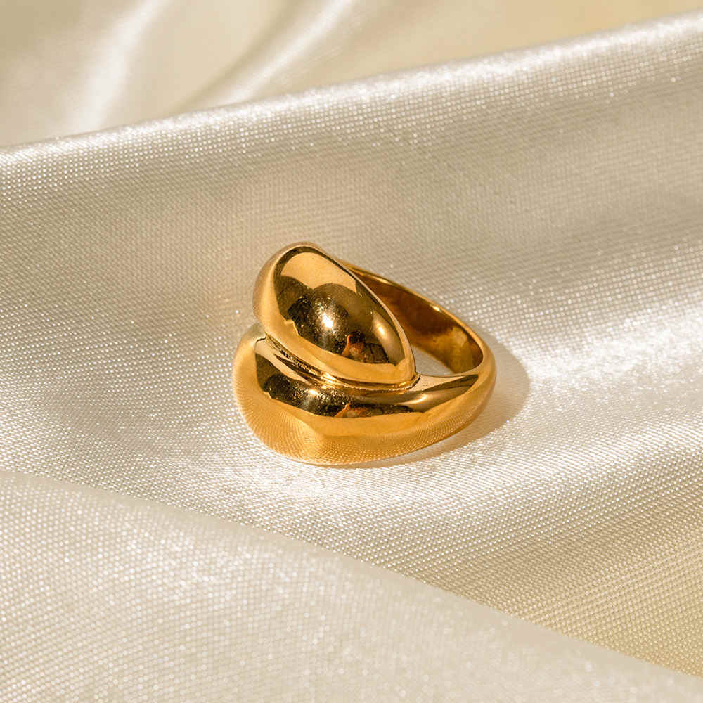 Chunky GenZ Ring | 18K PVD Gold Plated - For Women | Includes: Ring