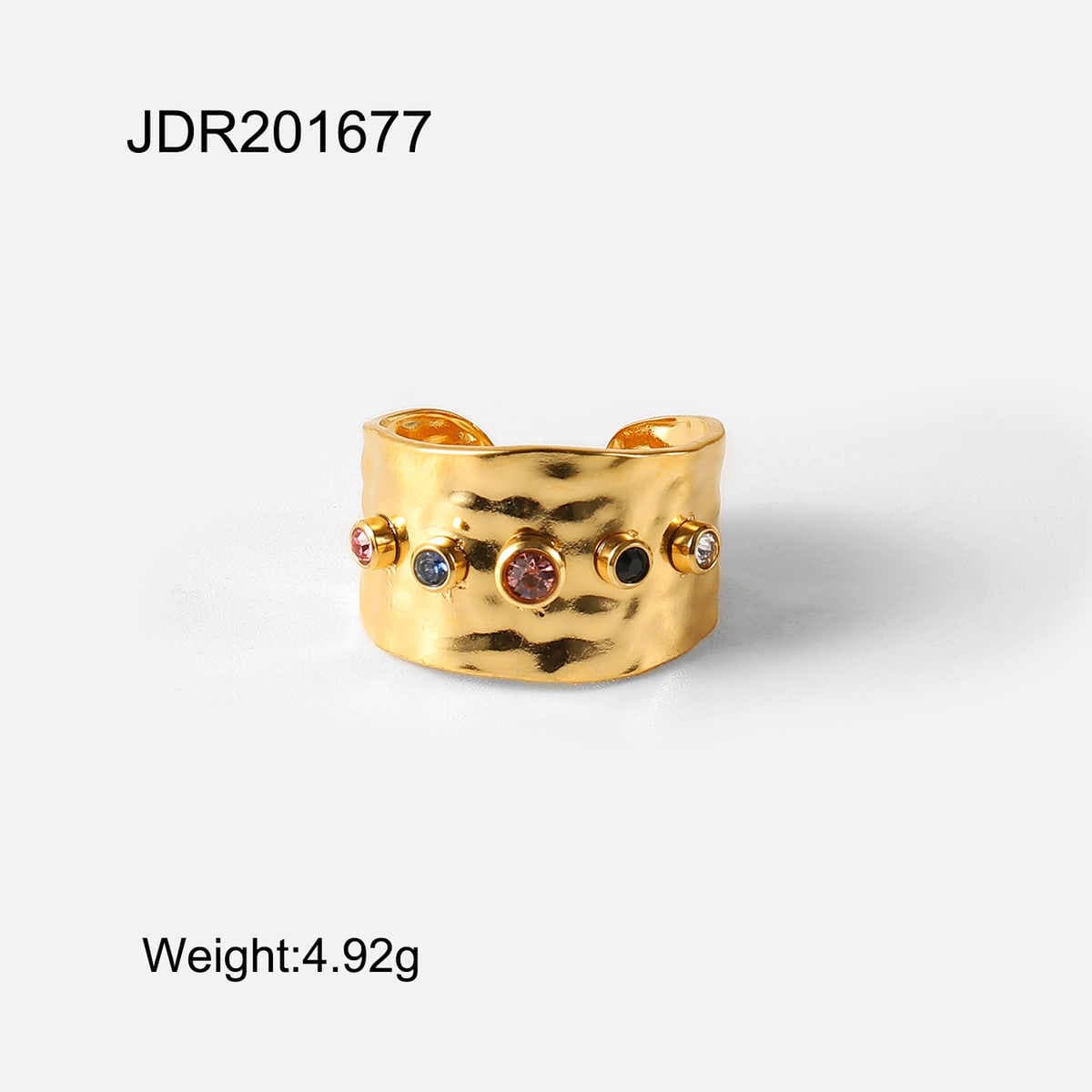 Chunky Celestial Ring | 18K PVD Gold Plated - For Women | Includes: Ring