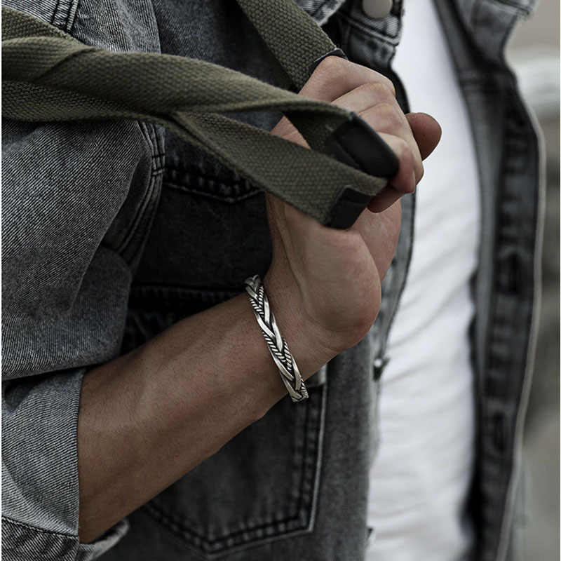 Classic Design Adjustable Kada Bracelet | Premium Alloy - For Men | Includes: Bracelet