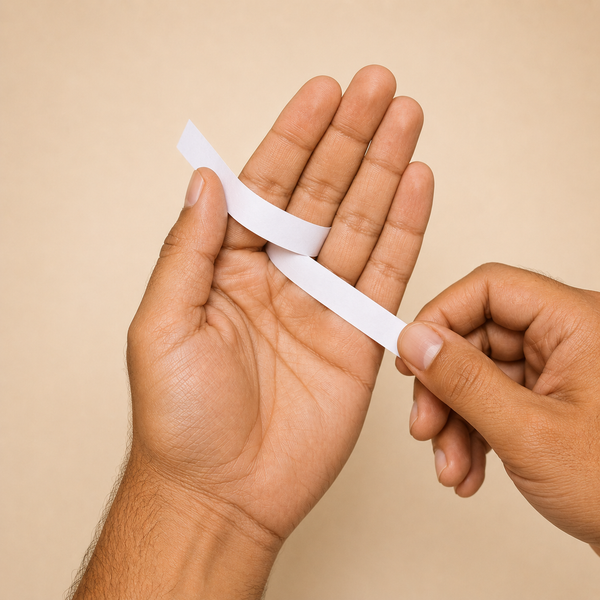 Wrap it tight around your finger