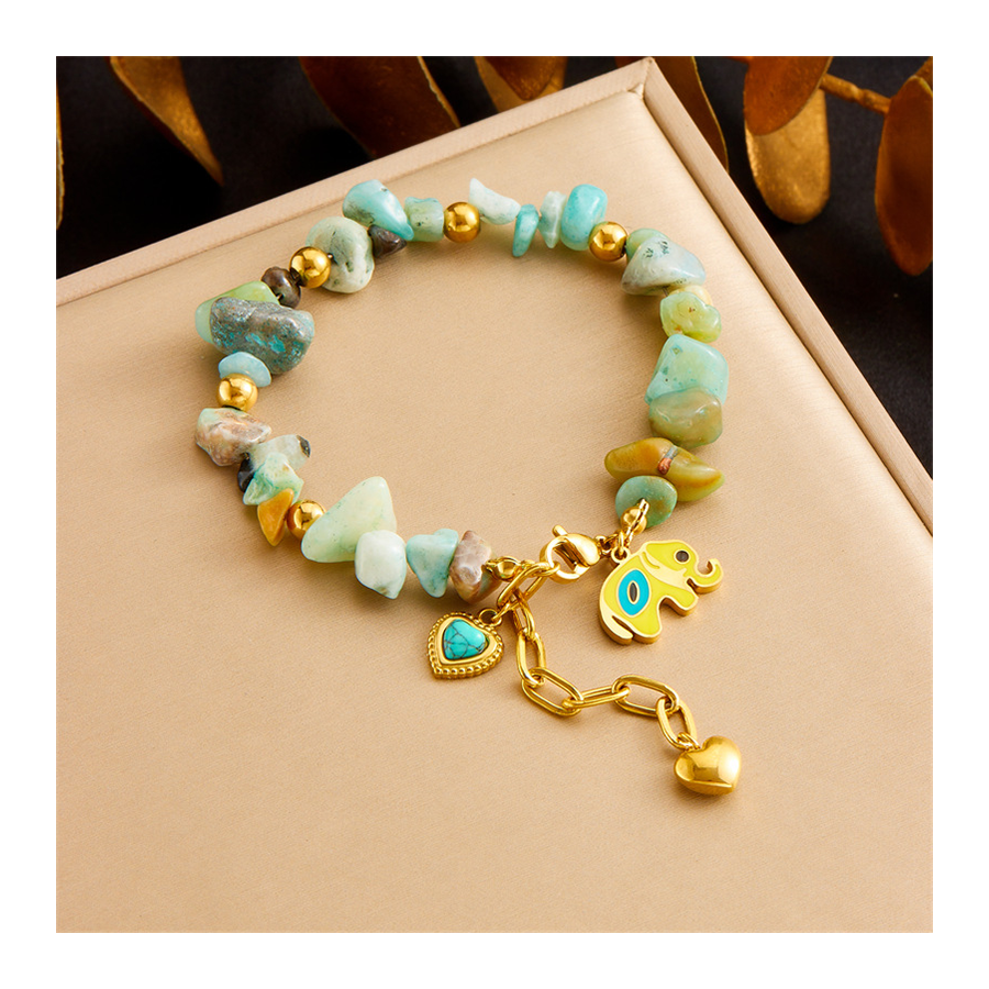 Elephanta Chips Bracelet | Indian Agate - For Women | Includes: Bracelet