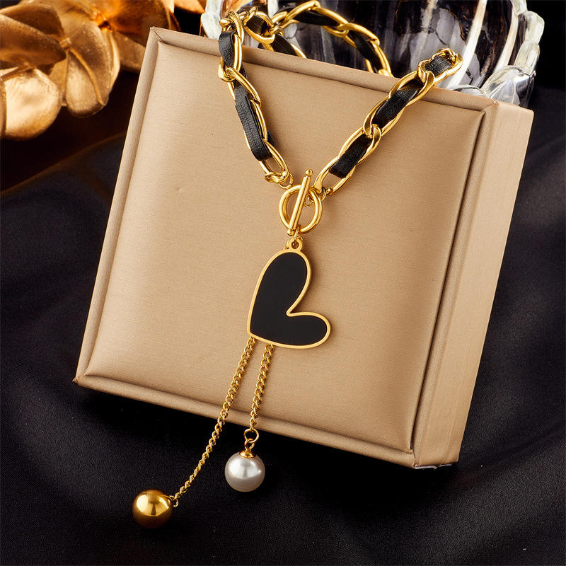 Mystic Heart Necklace | 18K PVD Gold Plated - For Women | Includes: Necklace