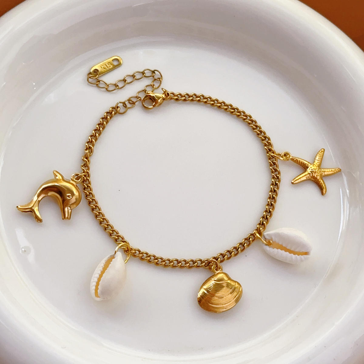 Sea fortune Bracelet | 18K PVD Gold Plated - For Women | Includes: Bracelet