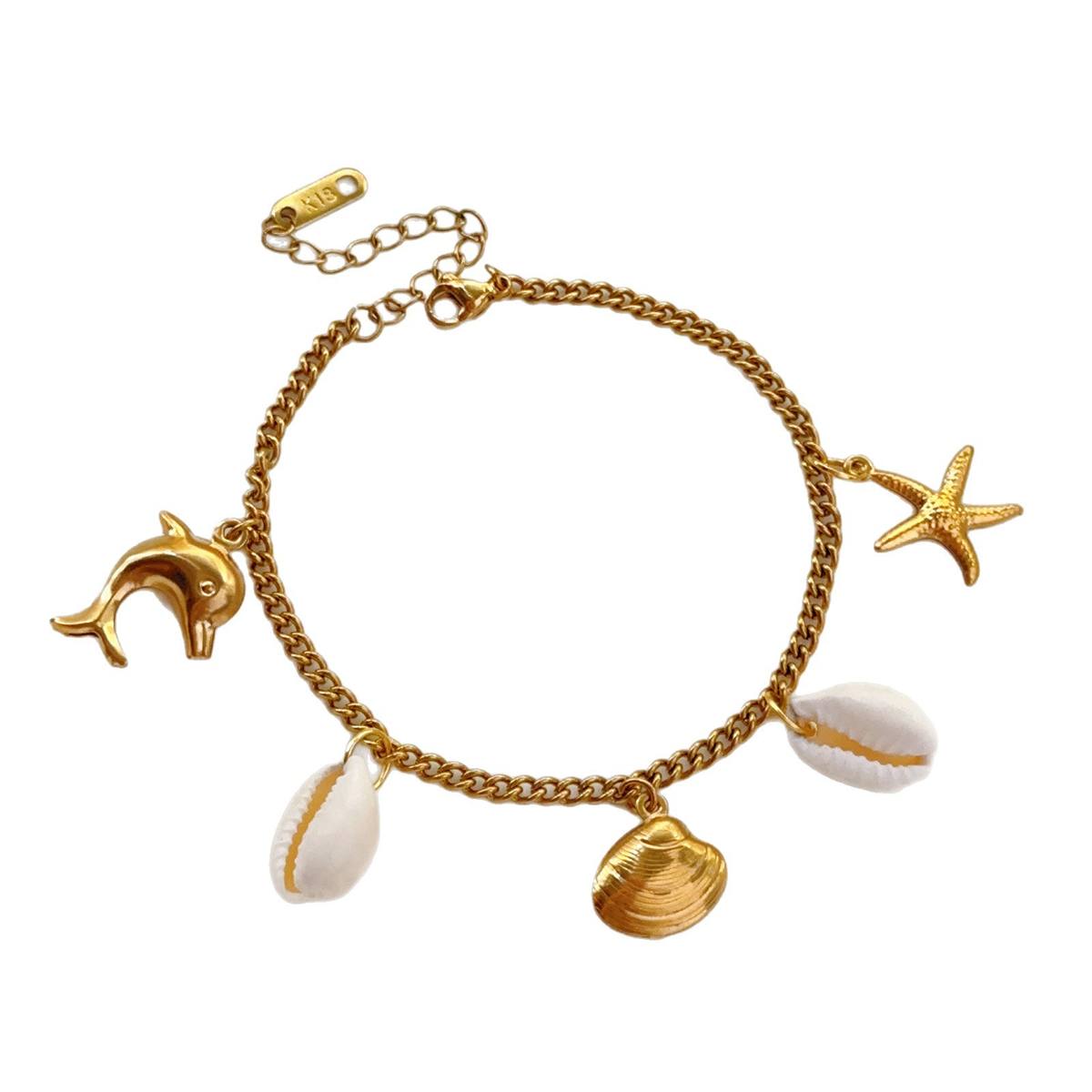 Sea fortune Bracelet | 18K PVD Gold Plated - For Women | Includes: Bracelet
