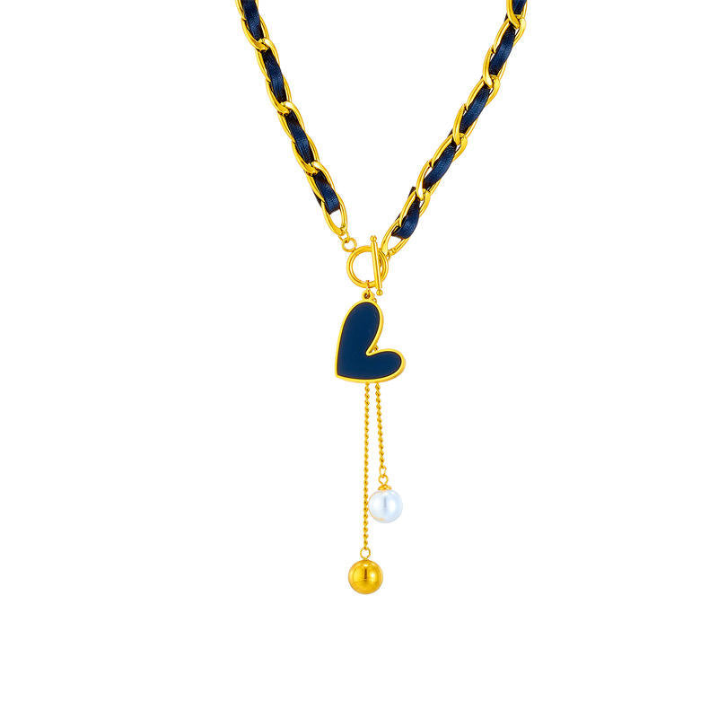 Mystic Heart Necklace | 18K PVD Gold Plated - For Women | Includes: Necklace
