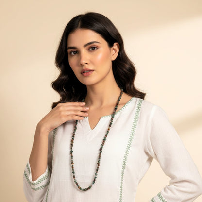 Vital Force Necklace | Indian Agate Stone - For All | Includes: Necklace