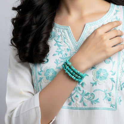 Power Pulse Necklace | Amazonite Stone - For All | Includes: Necklace