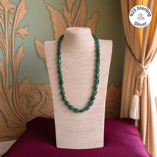 Emerald Dream Necklace | 925 Silver & Jade - For All | Includes: Necklace
