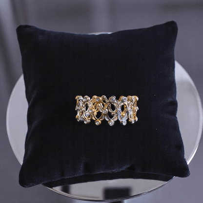 Dual Shade Convertible Ring/Bracelet | 925 Silver - For Women | Includes: Ring/Bracelet