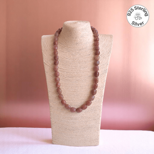Universal Sunstone Necklace | 925 Silver & Sunstone - For All | Includes: Necklace